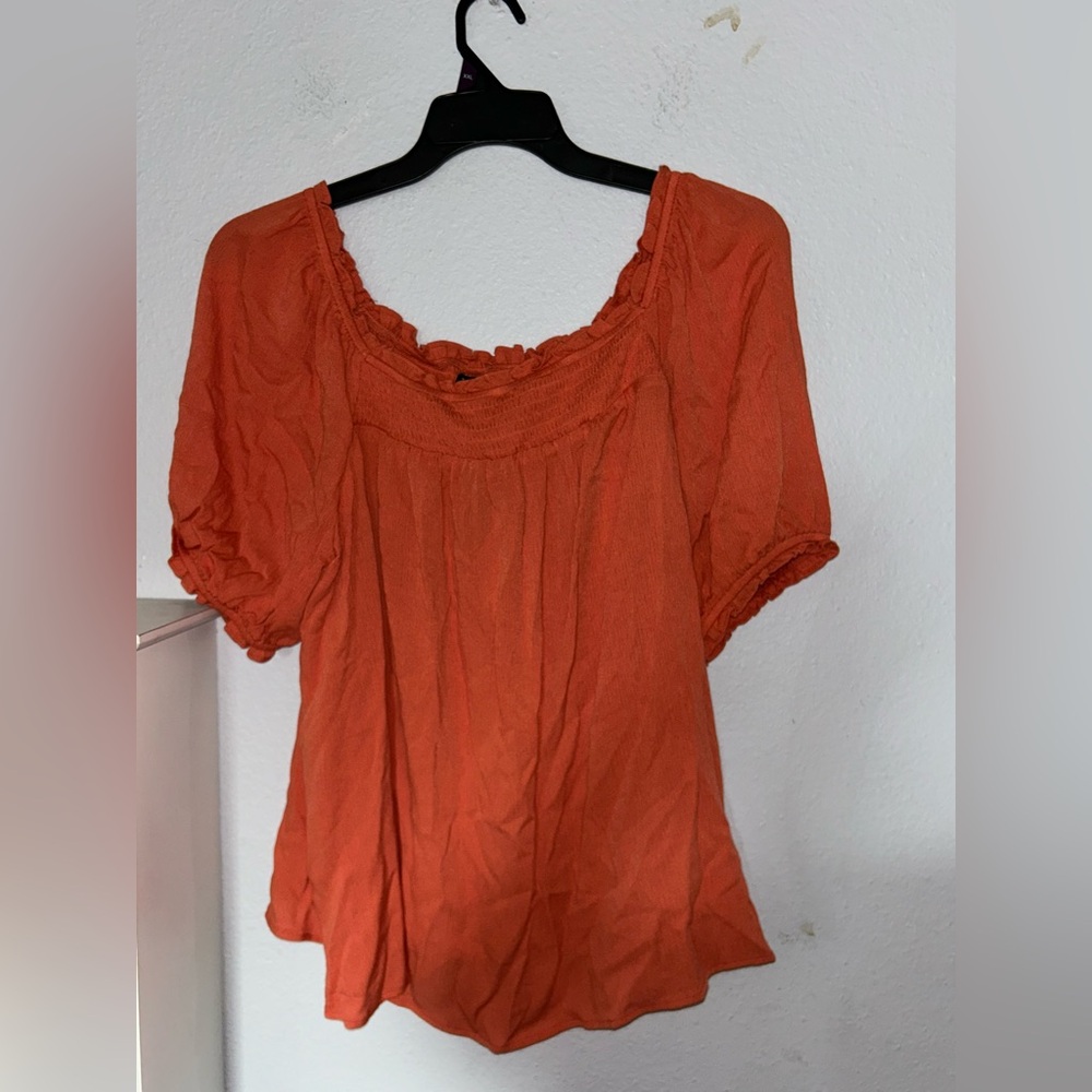 Torrid Women's Orange Top blouse